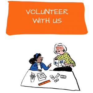 Volunteer with us Button
